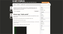 Desktop Screenshot of 8bitforce.com