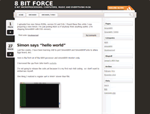 Tablet Screenshot of 8bitforce.com